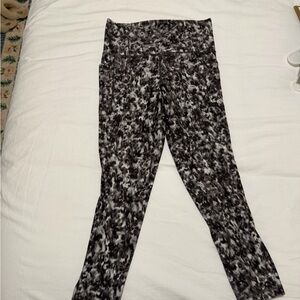 Athleta Monochrome Tie-Dye Leggings
